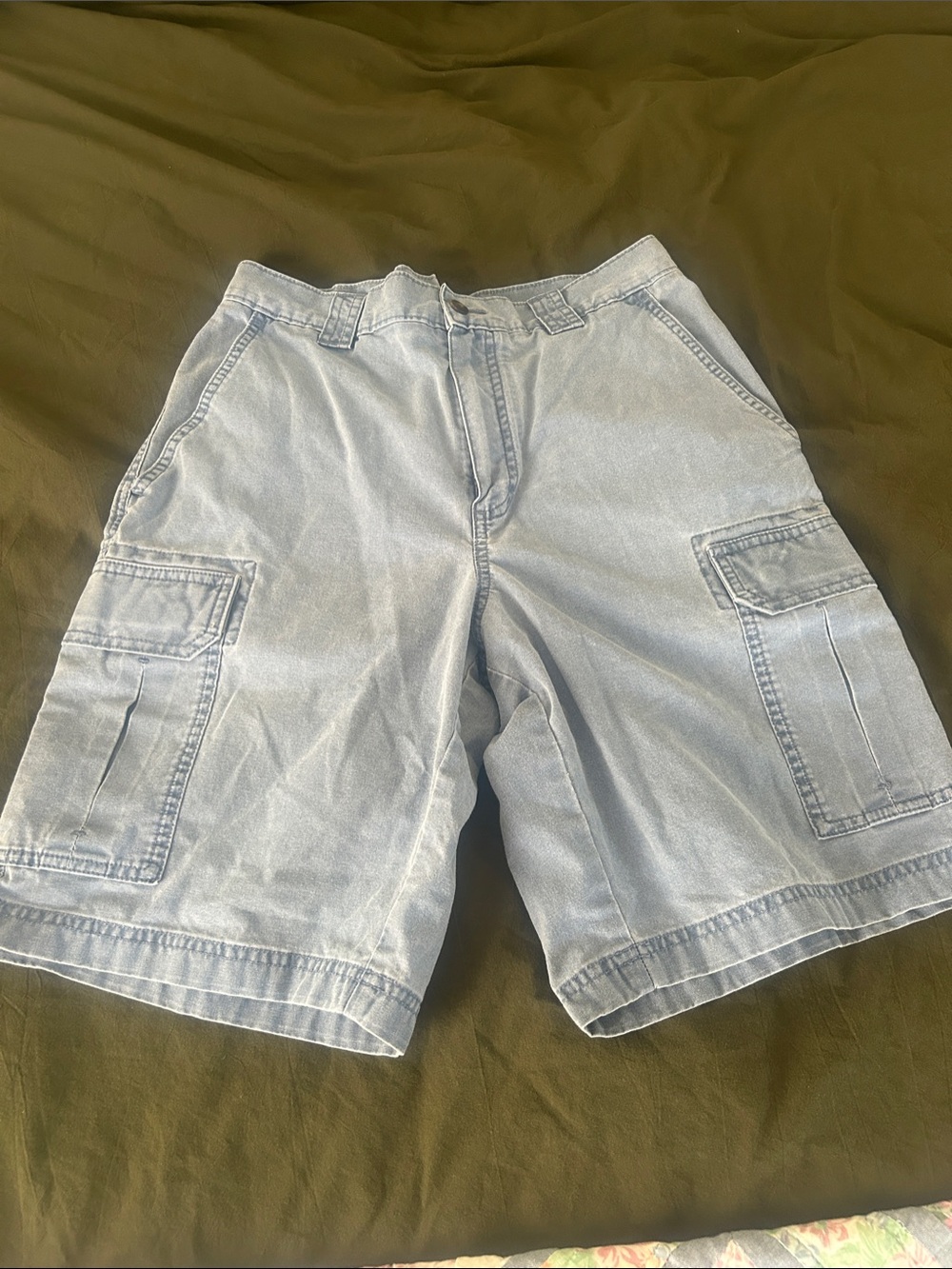 L.L. Bean Light Blue Men's Cargo Shorts